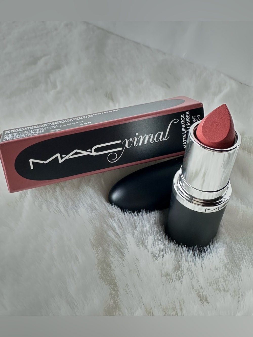 NEW MAC M·A·Cximal Silky Matte 12HR Wear Lipstick 666 SWEET DEAL Color